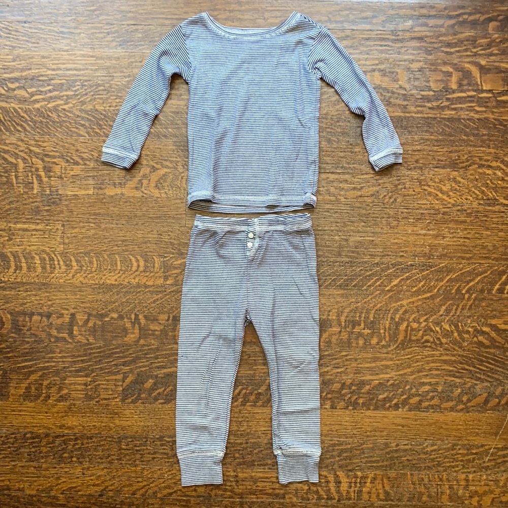 BABY GAP striped pajama set 2T